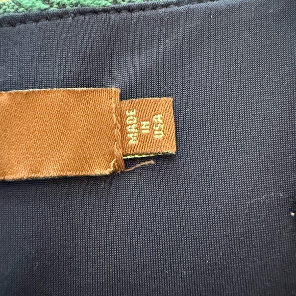 Anthropology Chic Eva Franco Forest Green Textured Mini Dress - Picture 7 of 12